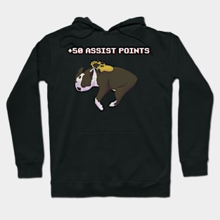 Boston Terrier Gamer +50 Assist Points Hoodie